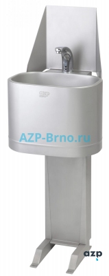 Напольная раковина из нержавеющей стали AUM 06 AZP Brno Чехия (фото, схема)