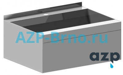 Раковина со скрытым выпуском из нержавеющей стали AUM 029 AZP Brno Чехия (фото, схема) Раковина со скрытым выпуском из нержавеющей стали AUM 029 AZP Brno Чехия (фото, схема)